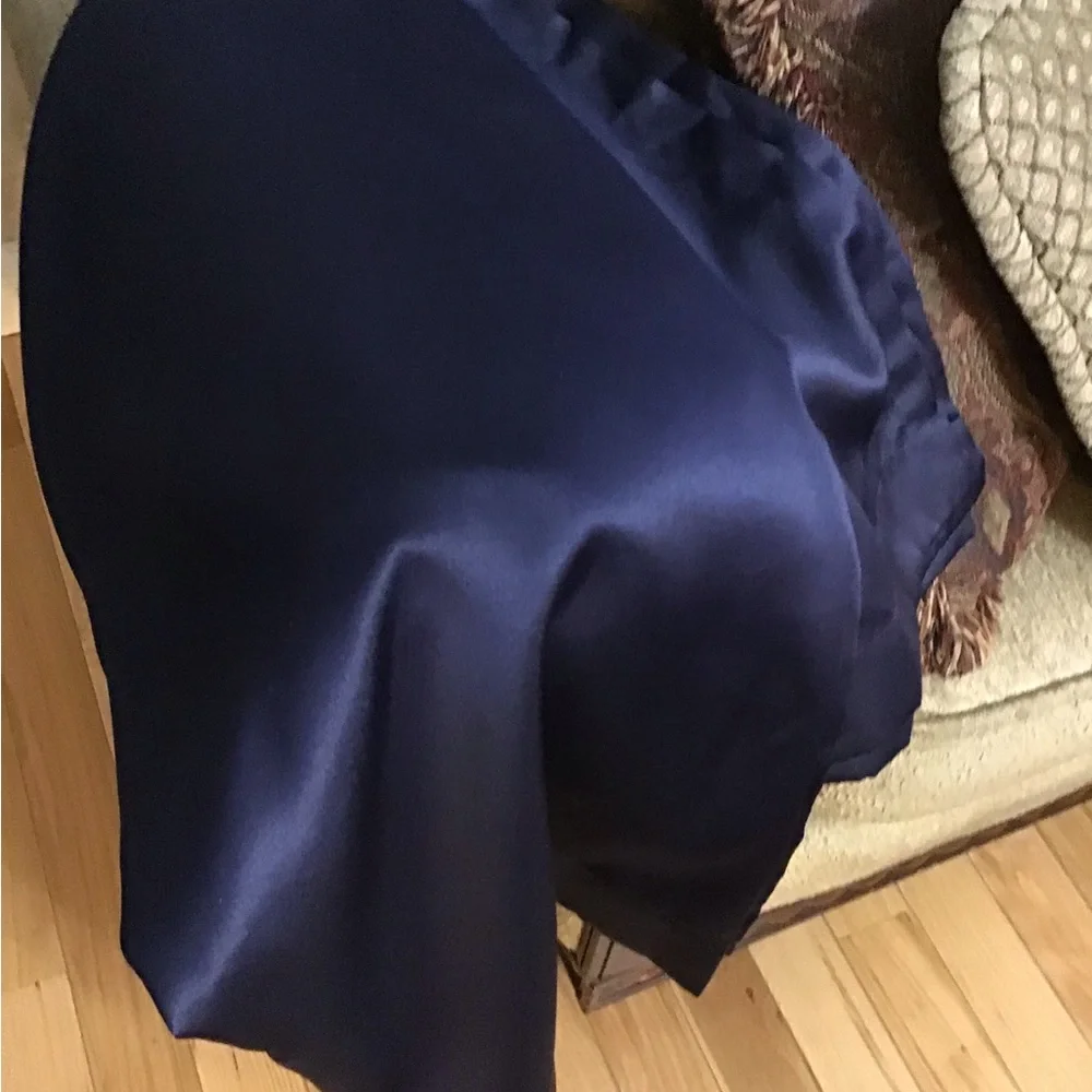 Mainstay room darkening navy curtain 1 piece curtain size 54” x 54 inches New